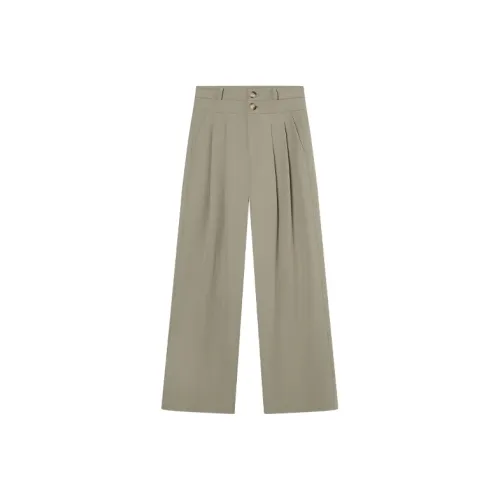 Pit Повседневные брюки женские кофейно-зеленые