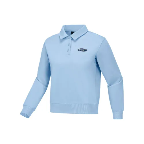 Skechers Basic Sports Series Толстовка Женская Светло-Серый Синий