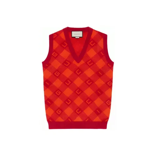 GUCCI Оранжево-красные Женские Жилеты