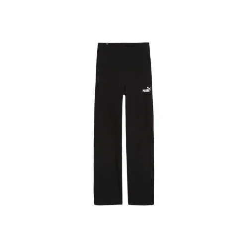 PUMA ESS+Leggings Straight Повседневные Брюки Женские Черные