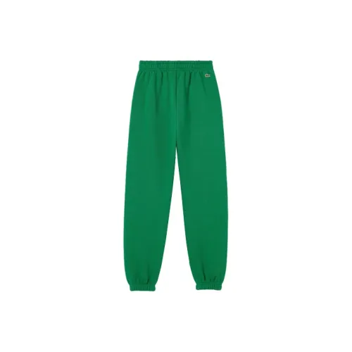 LACOSTE Collaboration Повседневные брюки Женские Темно-зеленый