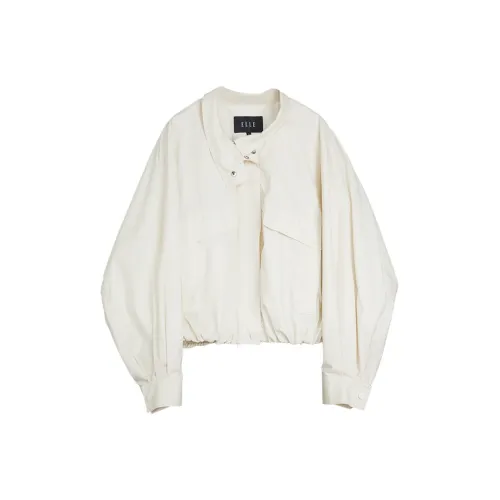 ELLE Cropped Coat Women's Yellow ELLE Укороченное пальто женское желтое