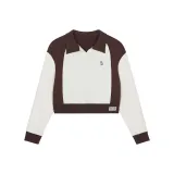 Multicolor Свитшот - Коричневый & Белый & Многоцветный