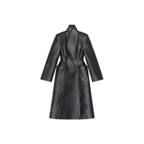 BALENCIAGA Черные Женские Кожаные Куртки