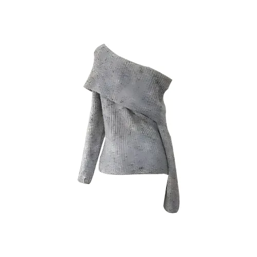 XIAOJUCHUANLI Трикотаж Женский Серый