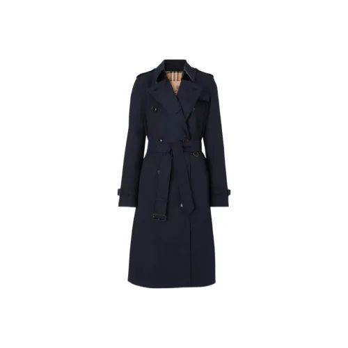 Burberry FW22 Тренчкот Женский Темно-синий