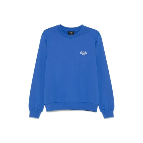 A.P.C SS25 Толстовка Женская Королевский Синий