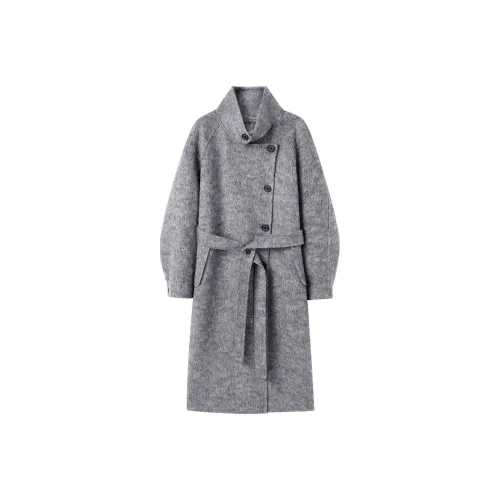 PEACEBIRD Серый Женский Пальто