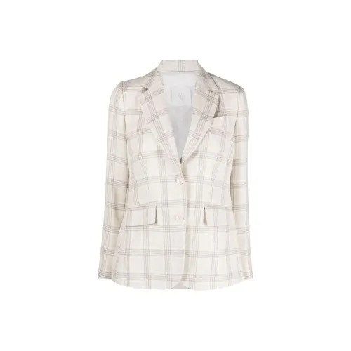 Eleventy FIRSTCLASS MADE IN Italy Бизнес Костюм Пальто Женские Светлый Бежевый