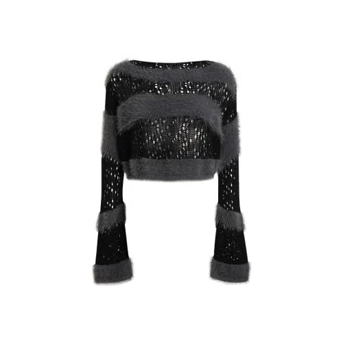 REDOLENCE Трикотаж Женский Черный Серый