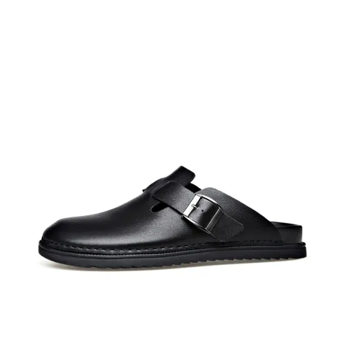 Romon Домашние тапочки Мужские Черные