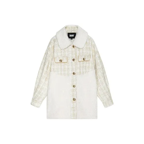 DKNY Белое Женское Пальто