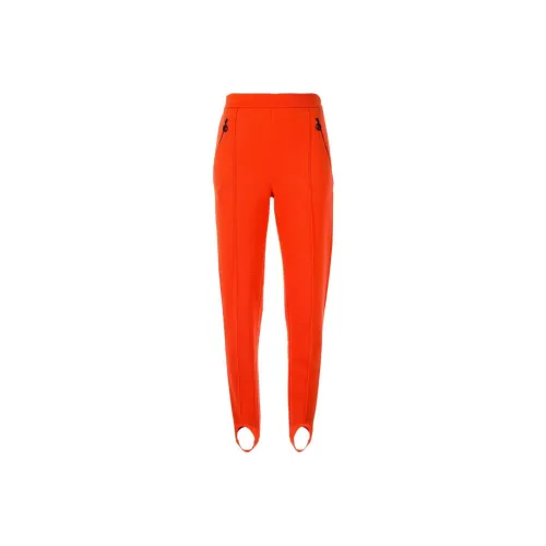 Giorgio Armani Оранжево-красные Женские Вязаные Спортивные Брюки