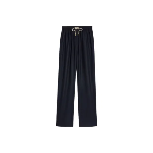 CELINE SS25 Повседневные брюки Женские Морской синий