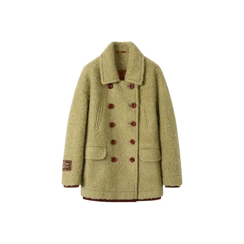 GREEN BELT Пальто Женское Авокадо Зеленый