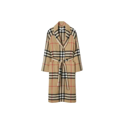Burberry Бежевое Женское Пальто