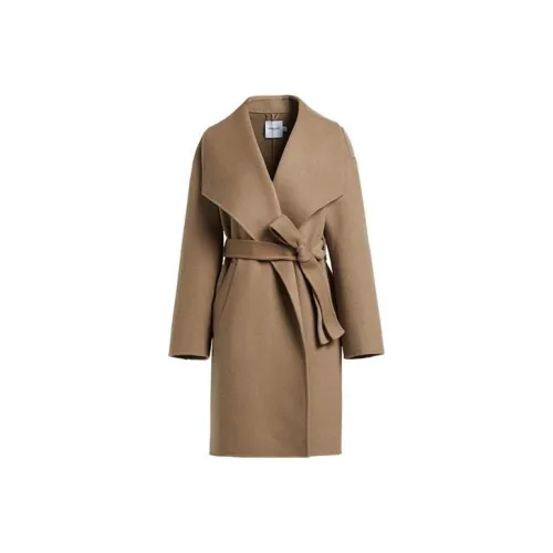 Hopeshow Пальто Женское Миндально-Конфетный Цвет 085