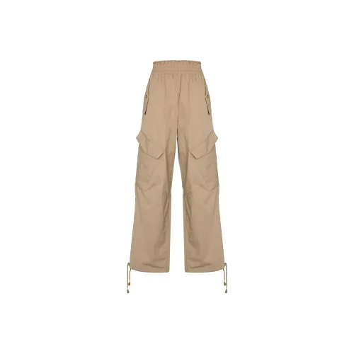 DION LEE Хаки Женские Брюки Карго