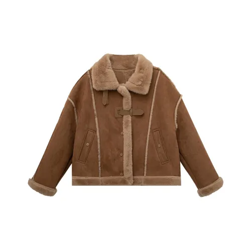 EGGKA Shearling Утолщенное Пальто Женское