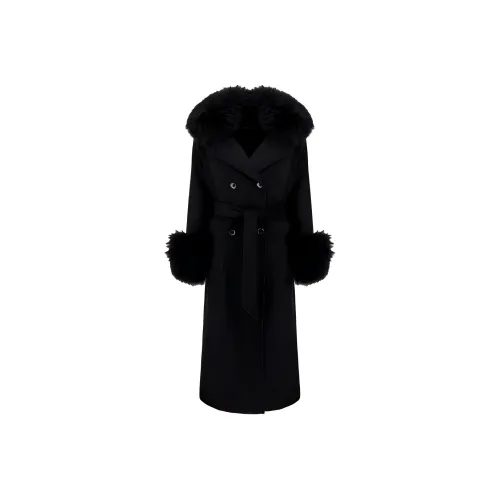 Moorer Тренчкот Женский Черный