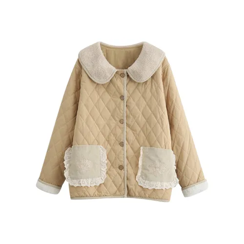 KEAB Хлопковый пуховик женский хаки