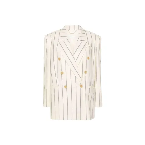 Zimmermann Бизнес Костюм Пальто Женское Сливочного цвета