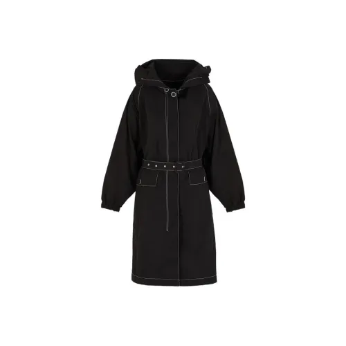 EMPORIO ARMANI Черный Женский Тренч