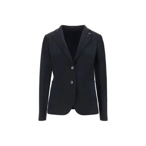 LARDINI Бизнес-костюм пальто женское морское синее