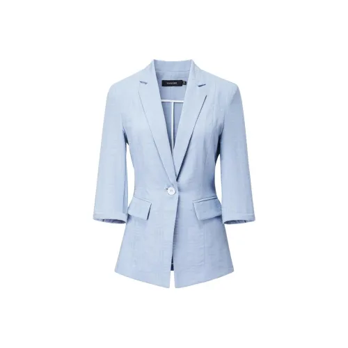 Yan Domain Бизнес-костюм женский светло-синий