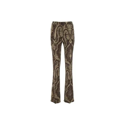ETRO Черные Женские Повседневные Брюки