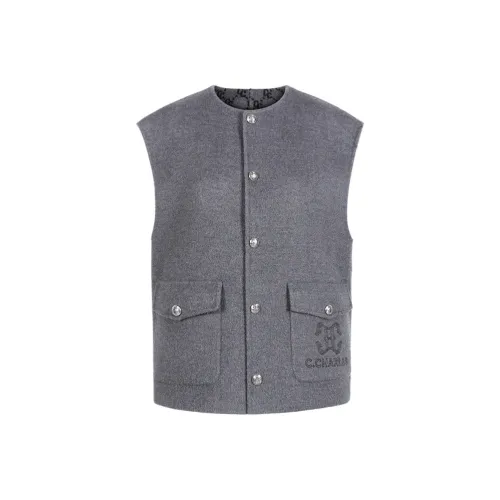 Chester Charles Жилет Женский Серый