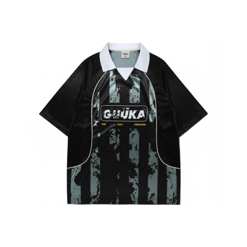 Guuka Мужская черная поло