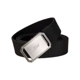 Серебристая пряжка - черный