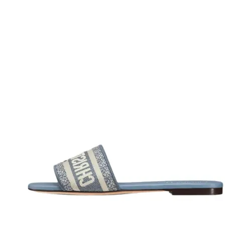DIOR Dway Слипоны Blue Women's