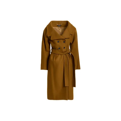 LIZZY Желтое Грязное Женское Пальто