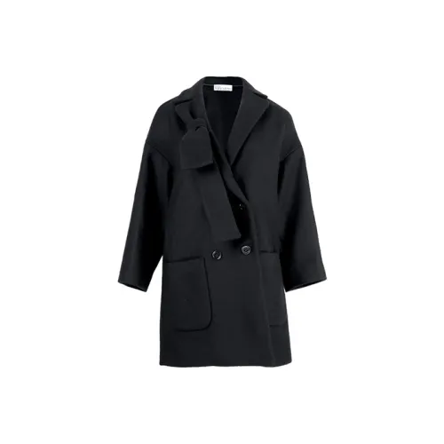 RED VALENTINO Черные Женские Бархатные Куртки