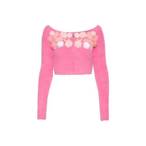 CHICCO MAO Розовое женское короткое пальто