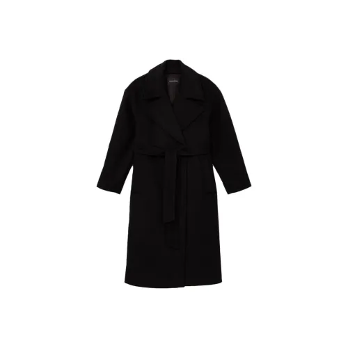 CLUB MONACO Черное Женское Пальто