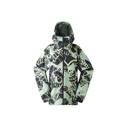 The North Face Ветровка Женская Черная Зеленая