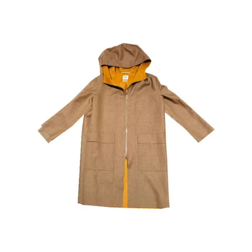 HERMES Темный хаки Женские бархатные куртки