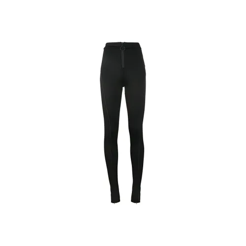 Off Белый FW21 Черный Женские Повседневные Брюки
