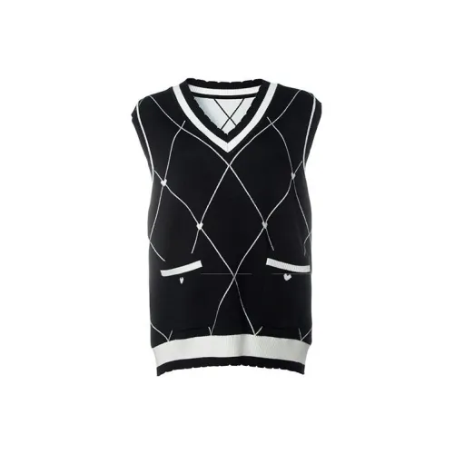 LOFT SHINE Черные Женские Жилеты