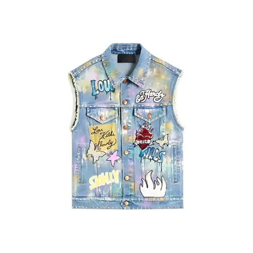 Ed Hardy Индиго Женские Жилеты