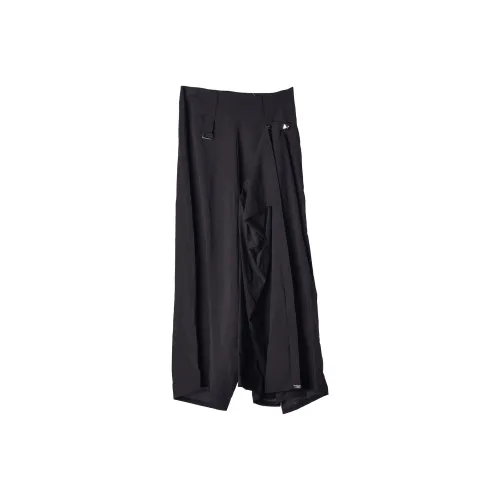 Yohji Yamamoto Черные Женские Повседневные Брюки
