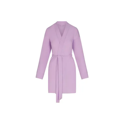 SKIMS Мягкий Lounge ROBE Пальто Женские Sugar Сливовый Sugar Сливовый