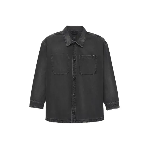 Vans Stormlight Lightwinds Denim Shacket Denim Jacket Женская Черная