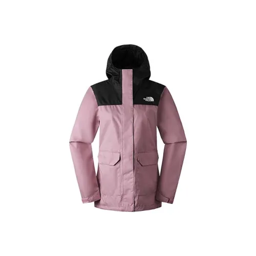 THE NORTH FACE Urban Exploration Поход Водонепроницаемый Ветрозащитный And Дышащий Ветровка Женские Пастельно-розовый