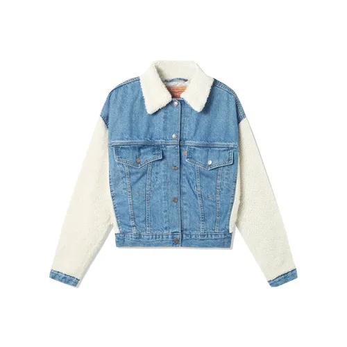 Levis Синие Женские Бархатные Куртки