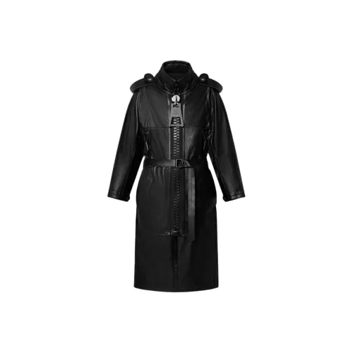 LOUIS VUITTON Пальто Женское Черное