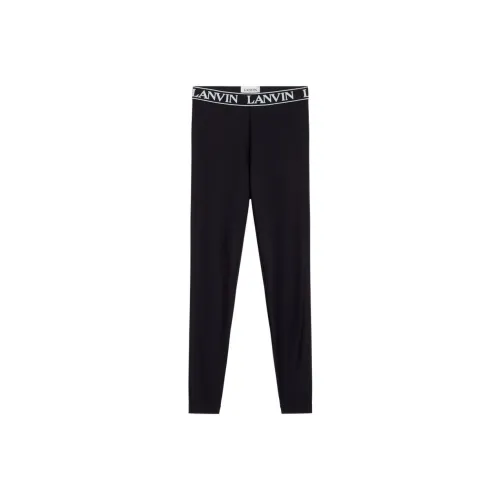 Lanvin Черные Женские Леггинсы